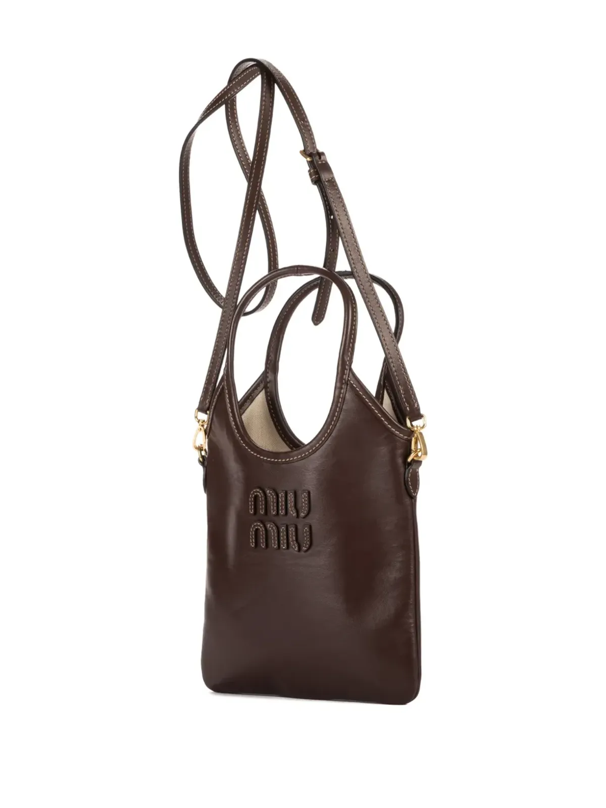 Miu Miu Pre-Owned アイビー トートバッグ - 画像3