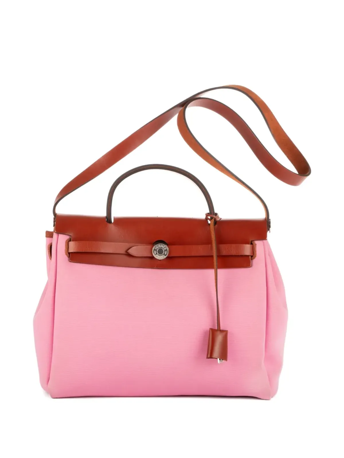 Hermès Pre-Owned レザー トリム ショルダーバッグ - 画像2