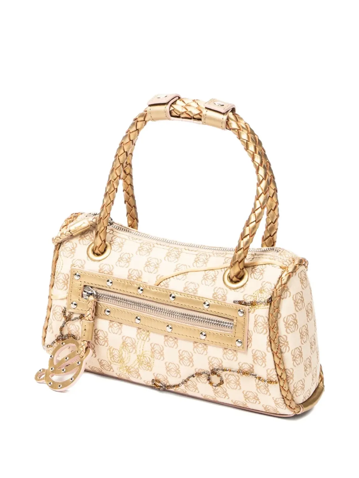 Loewe ビンテージ アナグラムプリントショルダーバッグ - 画像2