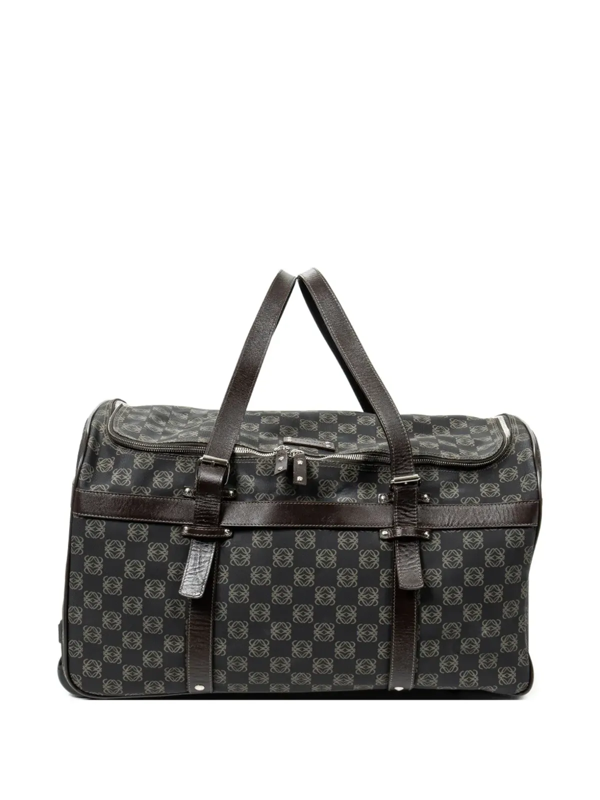 Loewe ビンテージ アナグラムプリント ダッフルバッグ - ブラック - 画像1