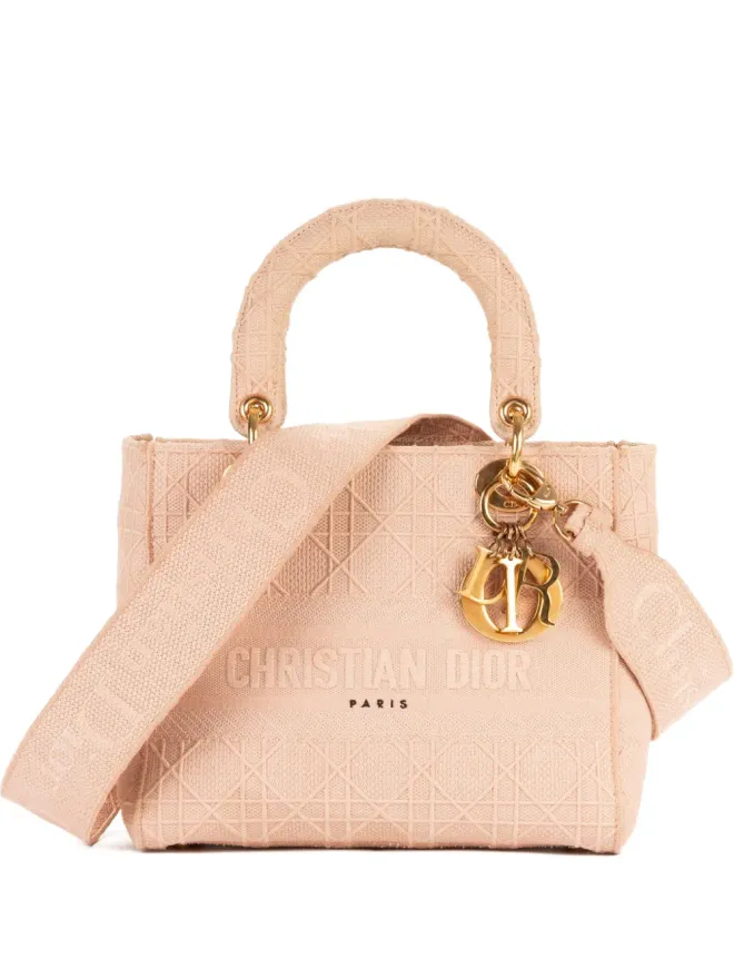 Christian Dior Pre-Owned Christian Dior Pre-Owned カナージュ刺繍ハンドバッグの商品画像