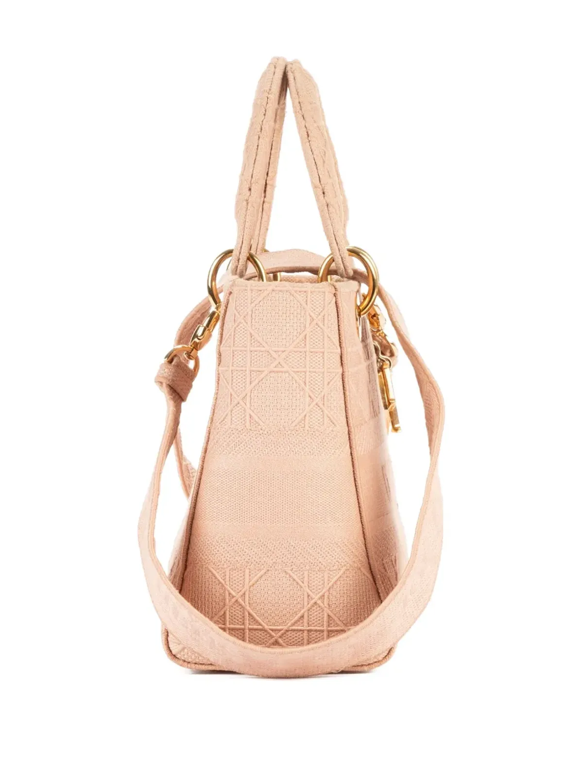 Christian Dior Pre-Owned カナージュ刺繍ハンドバッグ - 画像3