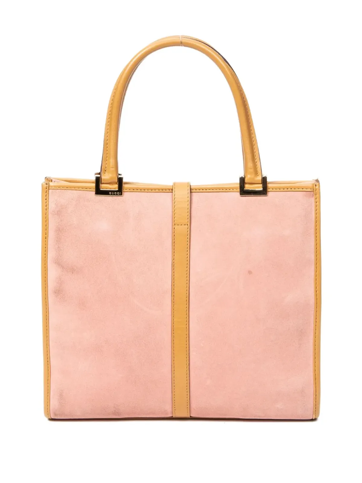 Gucci Pre-Owned 2000年代 スエード・レザー トリム トートバッグ - 画像2