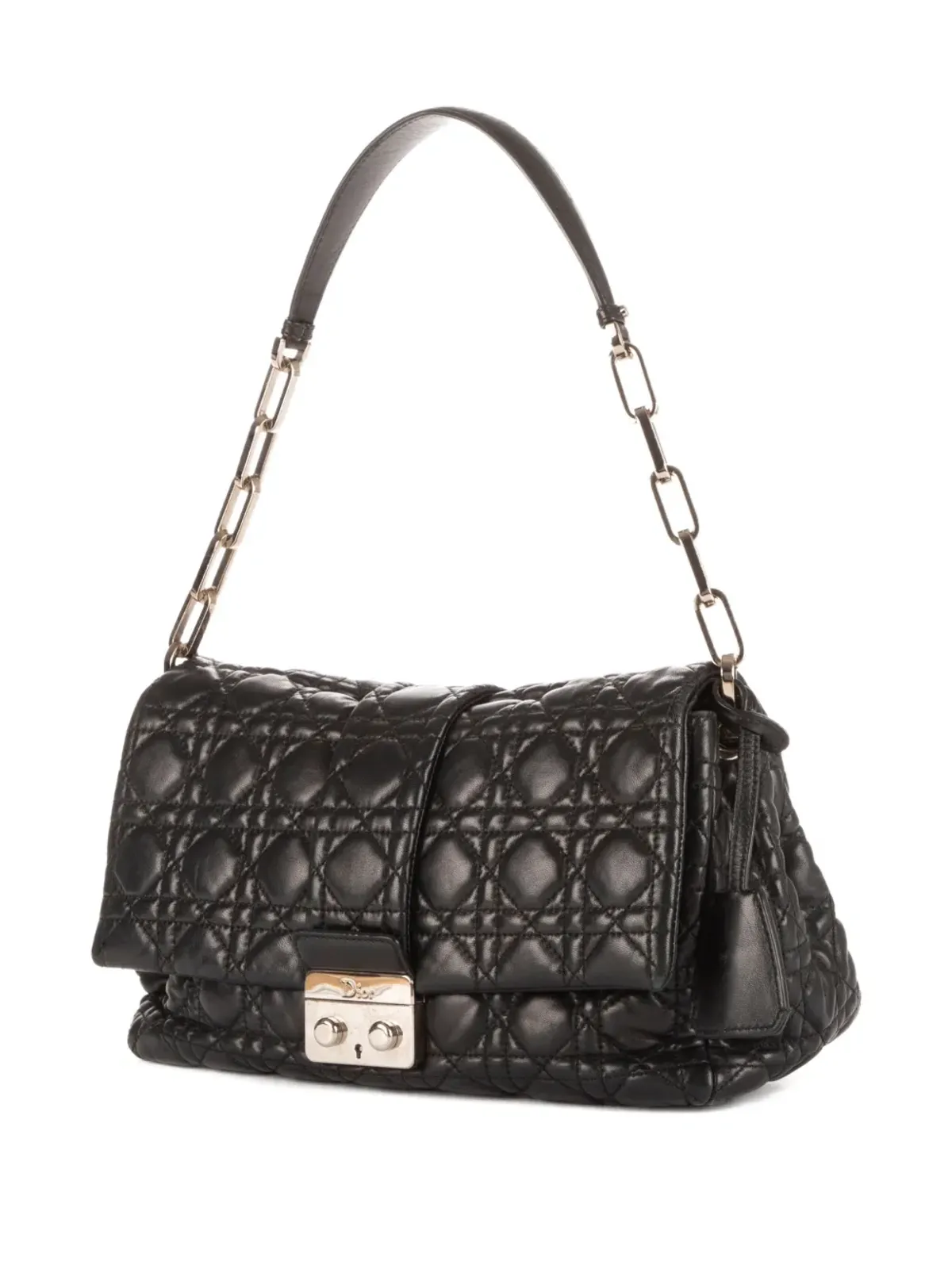 Christian Dior Pre-Owned キルトチェーンバッグ（ブラック） - 画像5