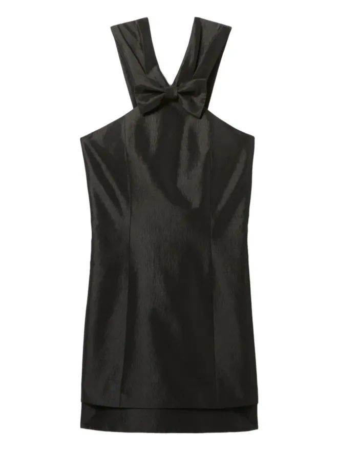 Claudie Pierlot Claudie Pierlot ボウディテール ホルターネック ミニドレスの商品画像