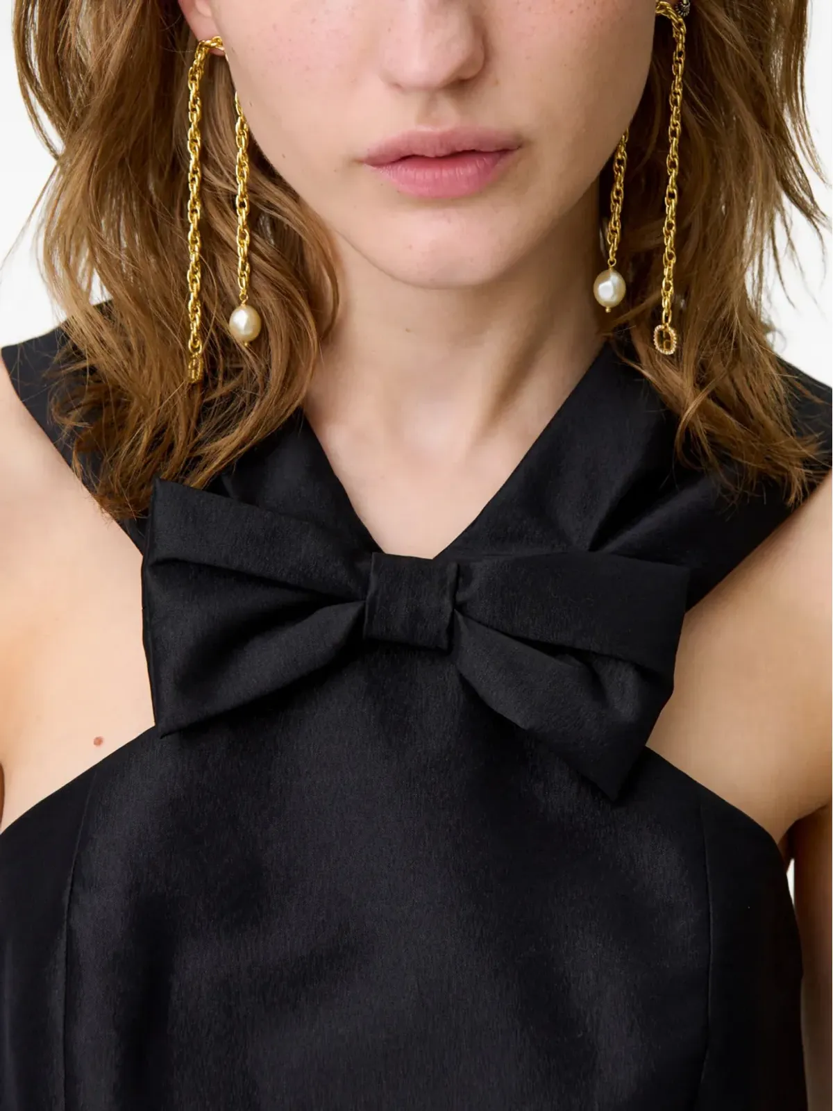 Claudie Pierlot ボウディテール ホルターネック ミニドレス - 画像5
