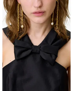Claudie Pierlot ボウディテール ホルターネック ミニドレス - サムネイル5