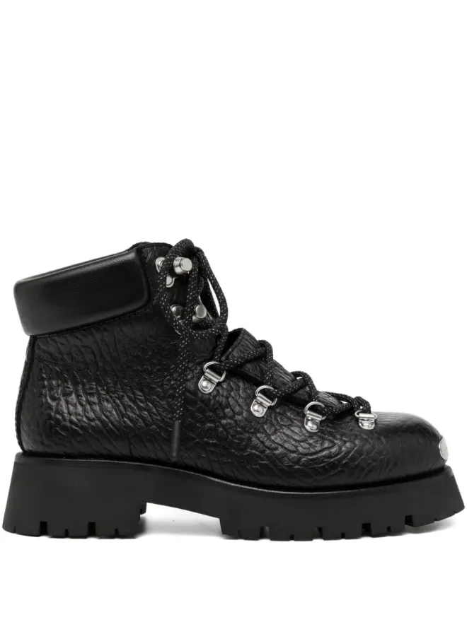 Alexander Wang Alexander Wang レザー コンバットブーツの商品画像