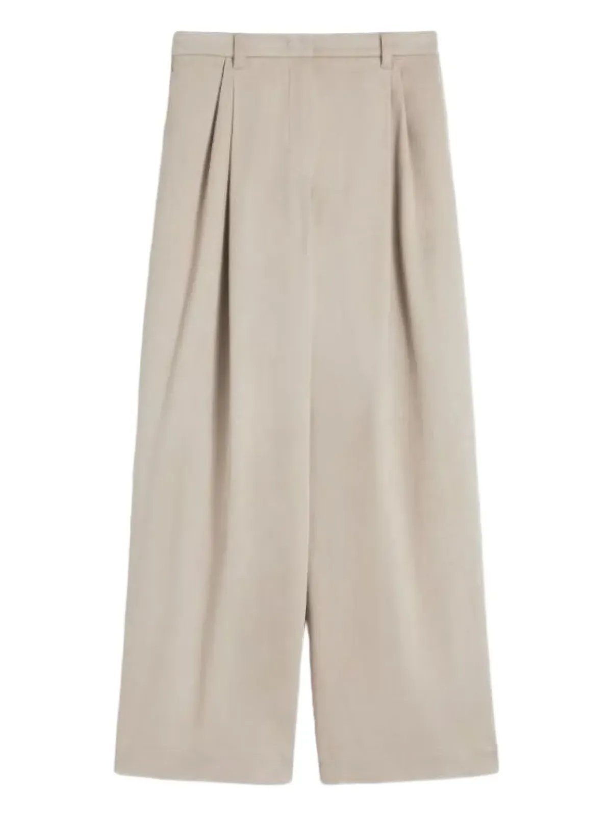 S Max Mara プリーツ入りワイドパンツ - 画像1