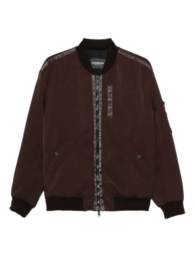DONDUP DONDUP ストライプパネル ボンバージャケット - ブラウンの商品画像