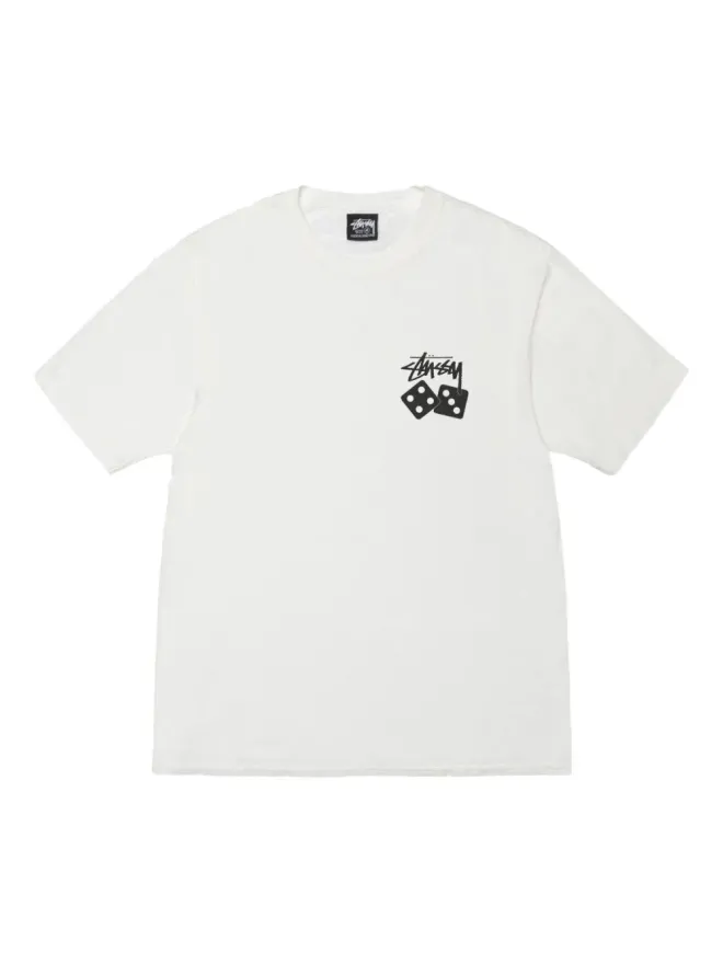 Stüssy Stüssy ダイス柄ピグメント染めTシャツ - ホワイトの商品画像
