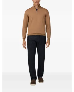 Boggi Milano ハーフジップ メリノウールセーター - サムネイル2