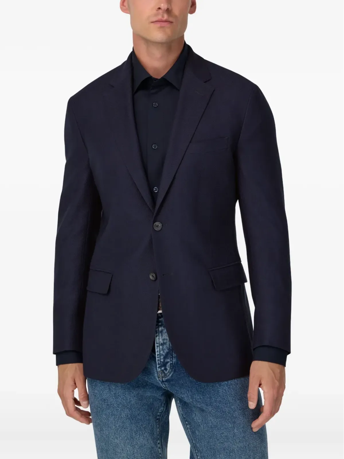 Boggi Milano シングルブレストブレザー - 画像3
