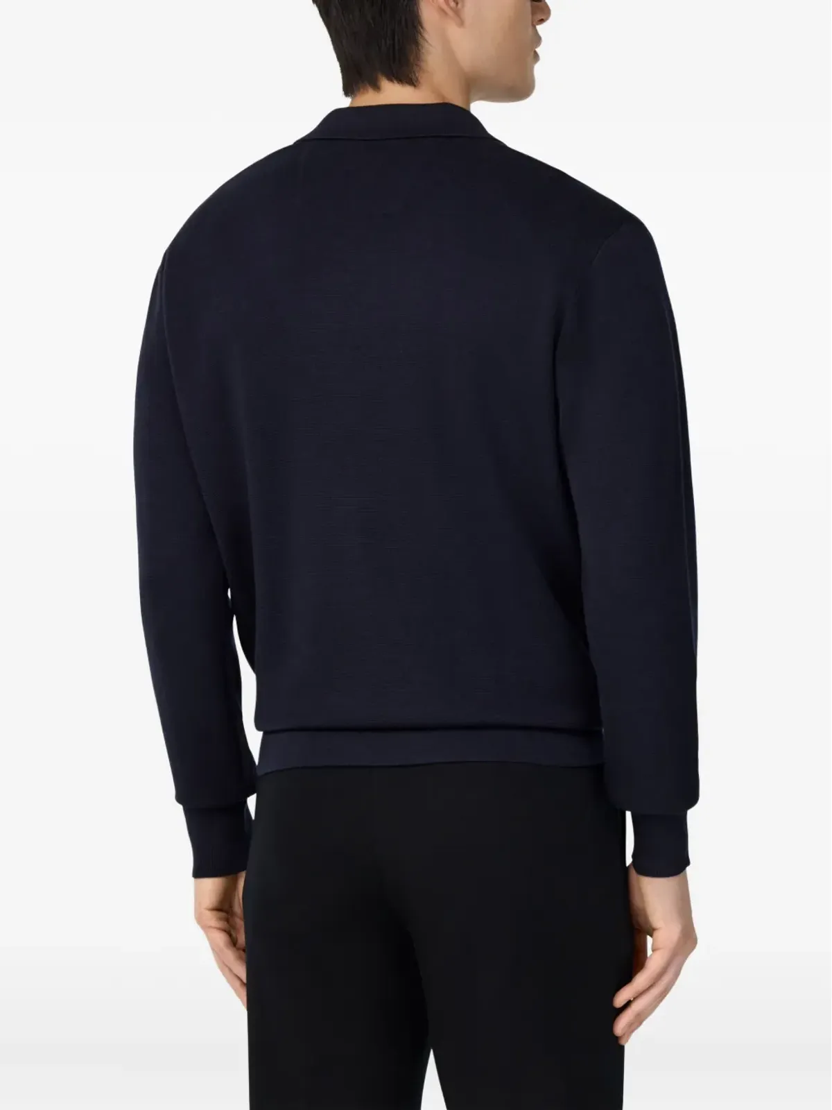 Boggi Milano 半ジップ ポロネック セーター - 画像4