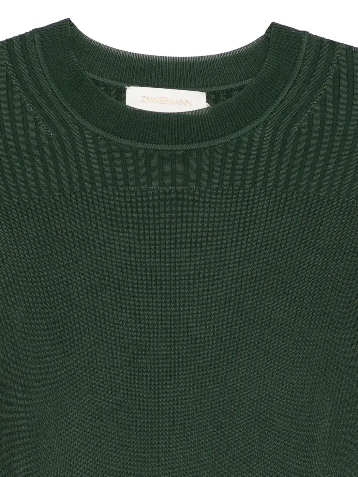 ZIMMERMANN リブ編みベルスリーブセーター - 画像3