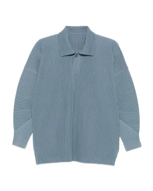 Homme Plissé Issey Miyake プリーツ加工の長袖ポロシャツ - サムネイル1
