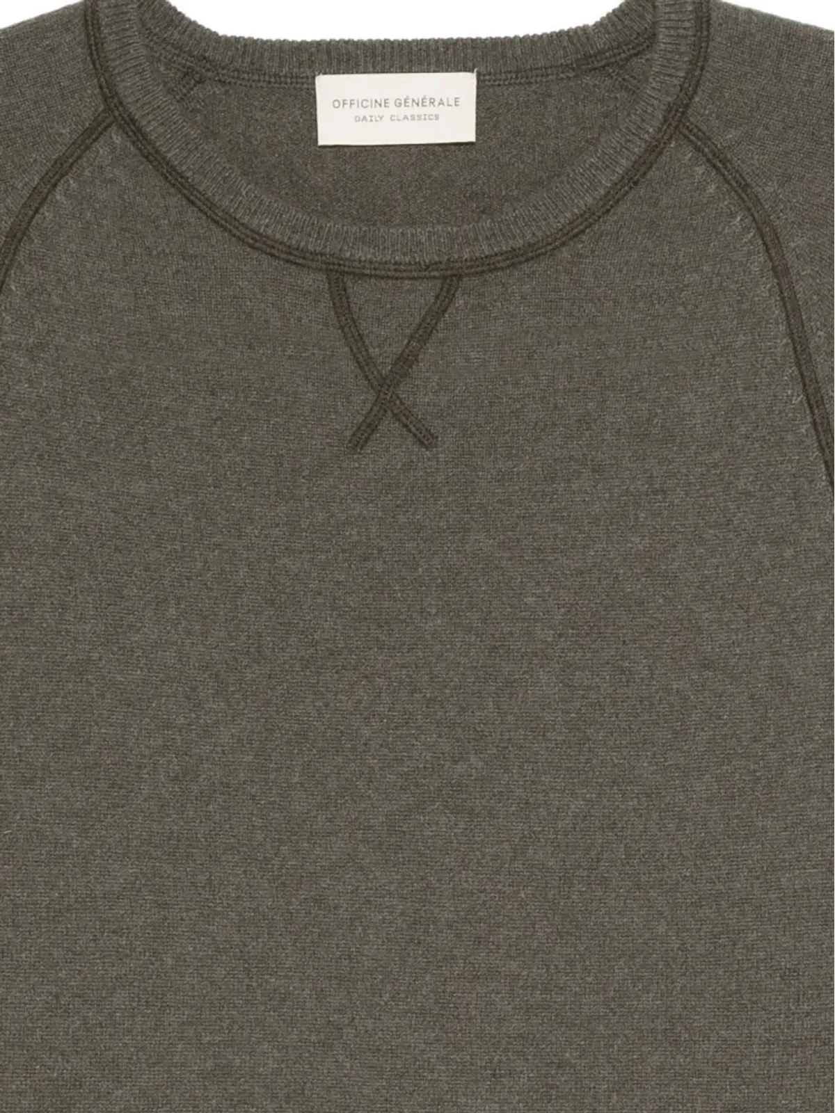 Officine Generale ラグランスリーブ クルーネック セーター - 画像3