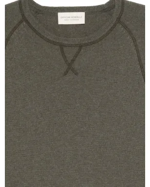 Officine Generale ラグランスリーブ クルーネック セーター - サムネイル3