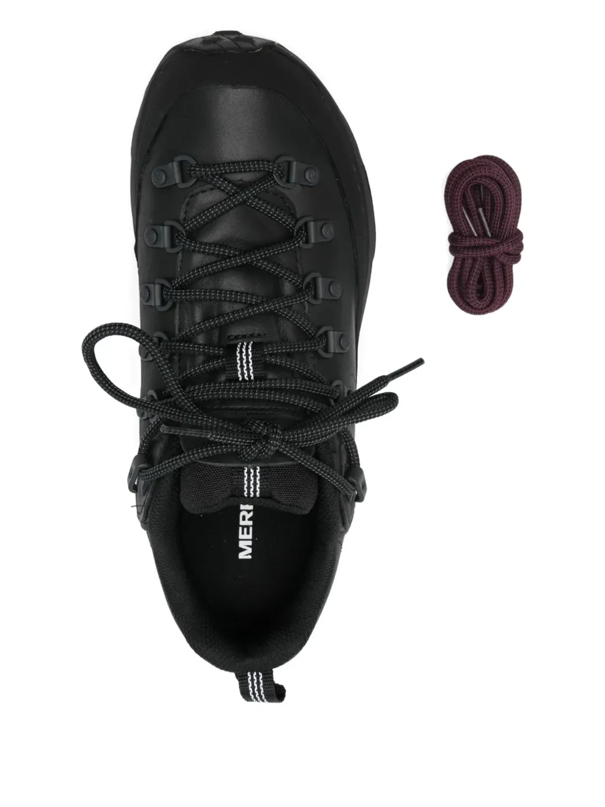 Merrell レースアップパネルドスニーカー - ブラック - 画像4