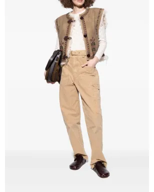 ISABEL MARANT バックル留めスタッズ付きスリップオン - レッド - サムネイル5