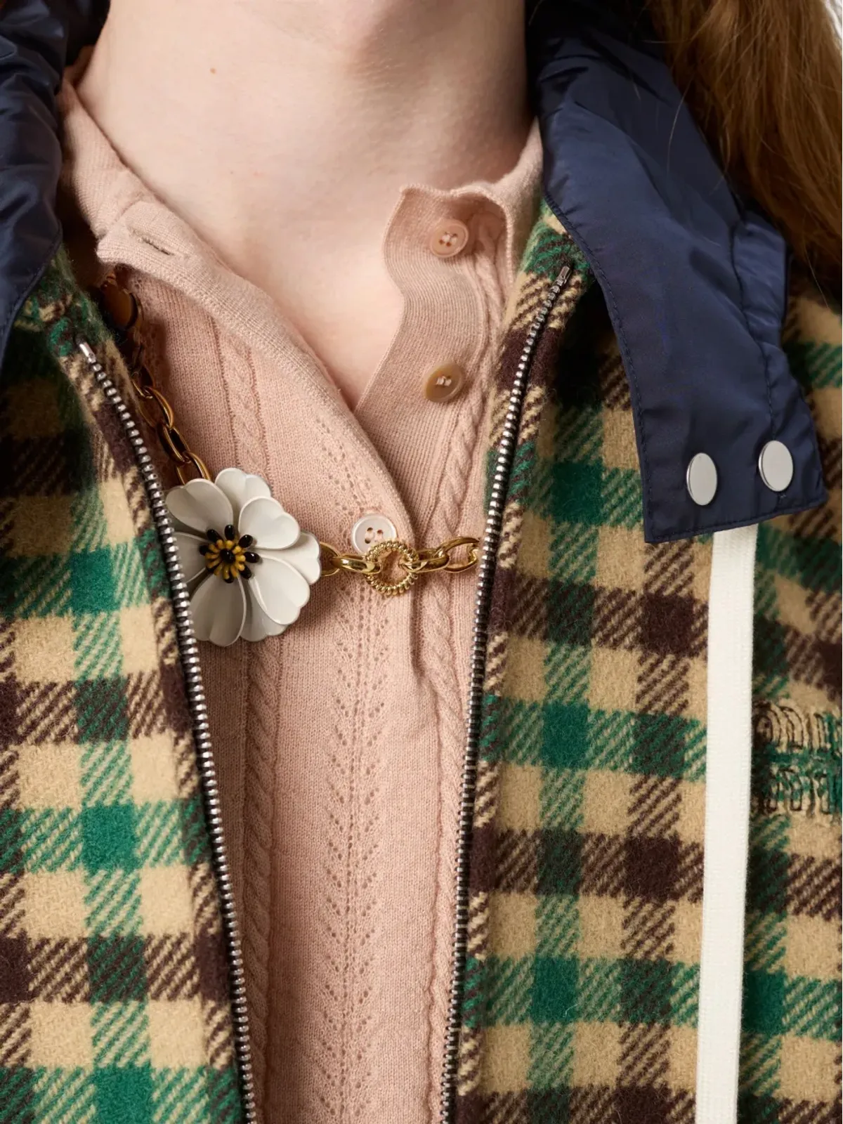 Miu Miu カシミア ポロセーター - 画像5