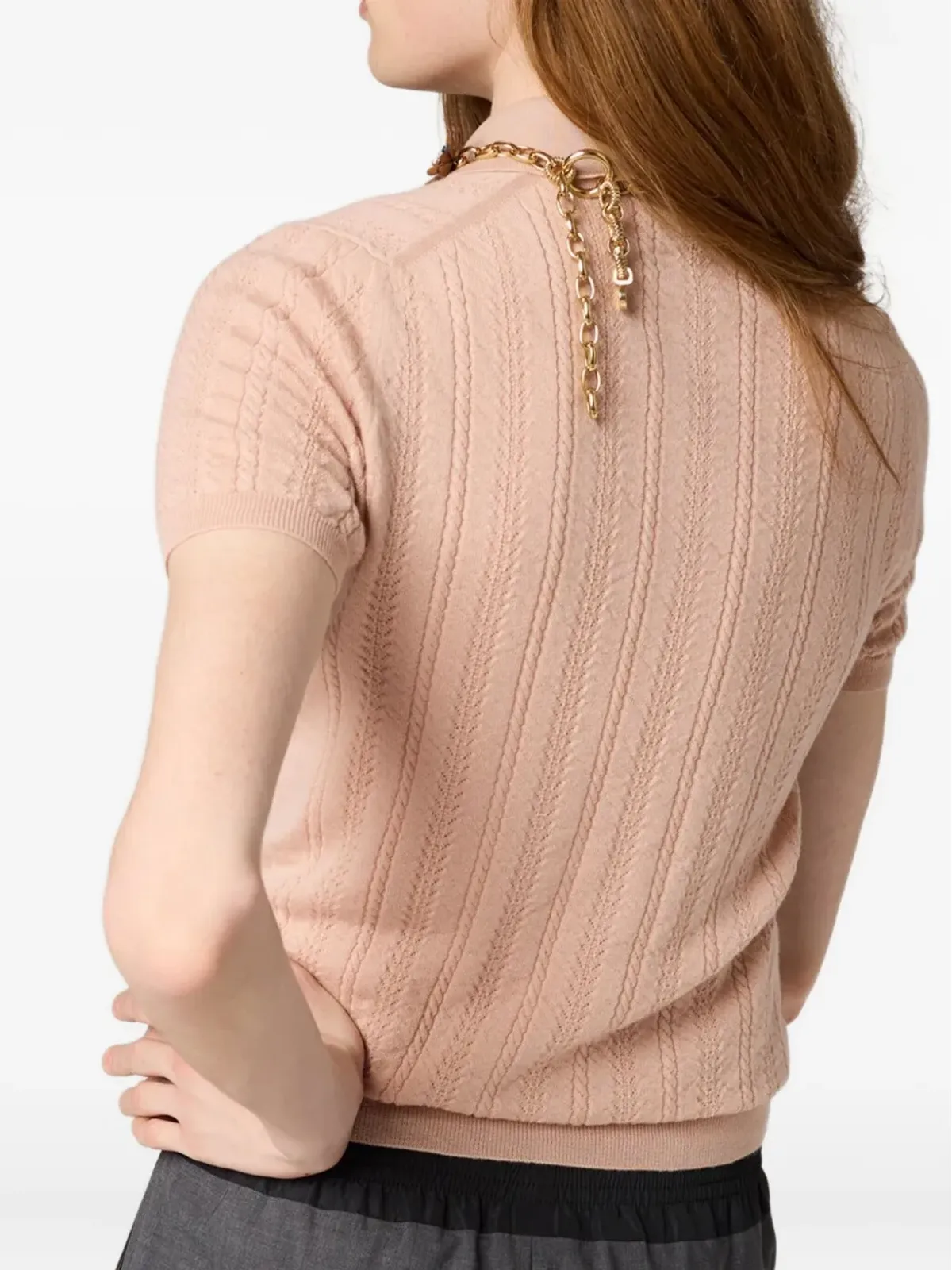 Miu Miu カシミア ポロセーター - 画像4