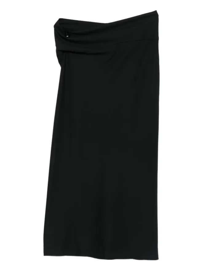 Alberta Ferretti Alberta Ferretti ドレープディテール ミディスカートの商品画像