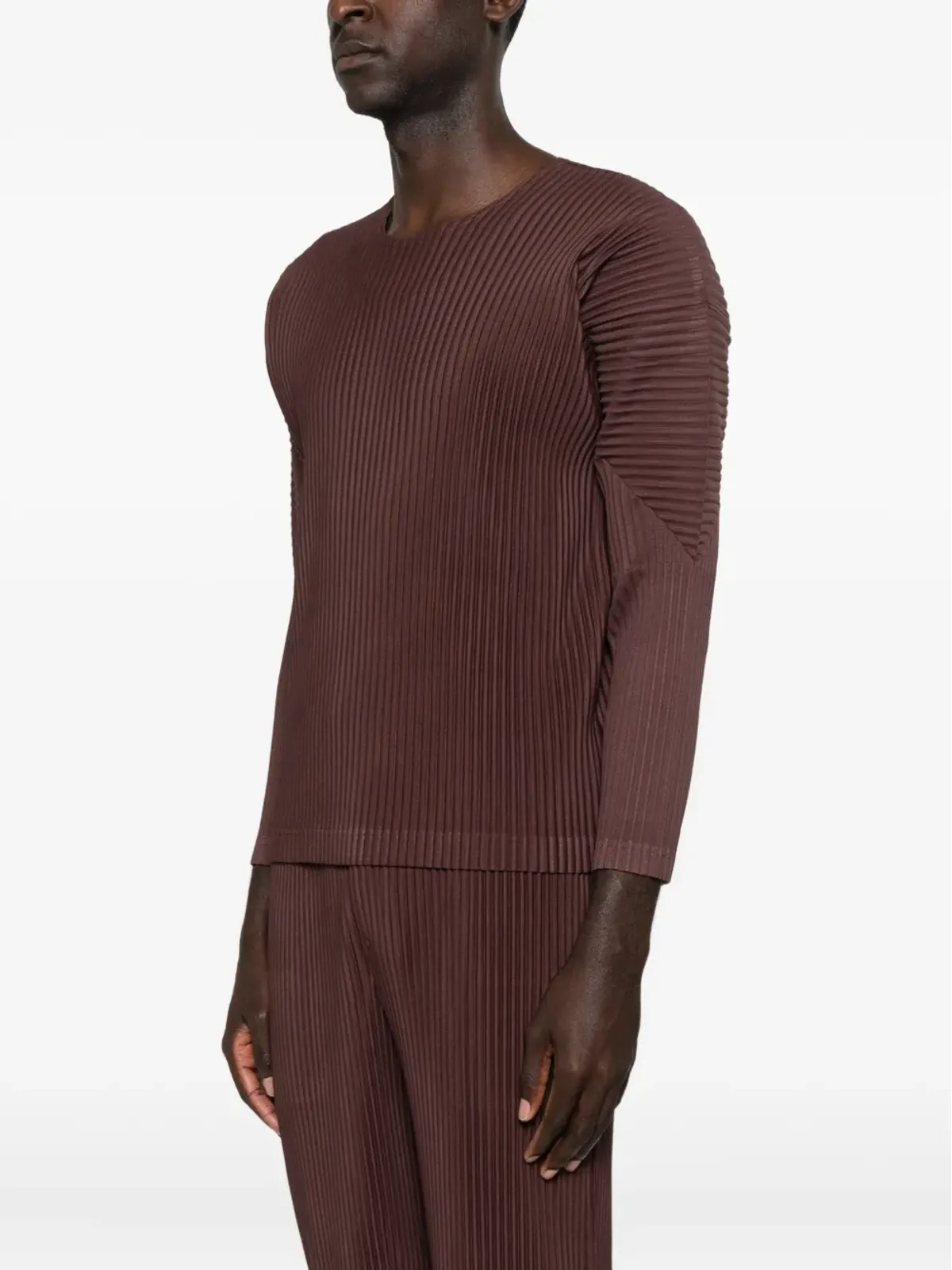 Homme Plissé Issey Miyake プリーツ長袖ジャンパー - 画像3