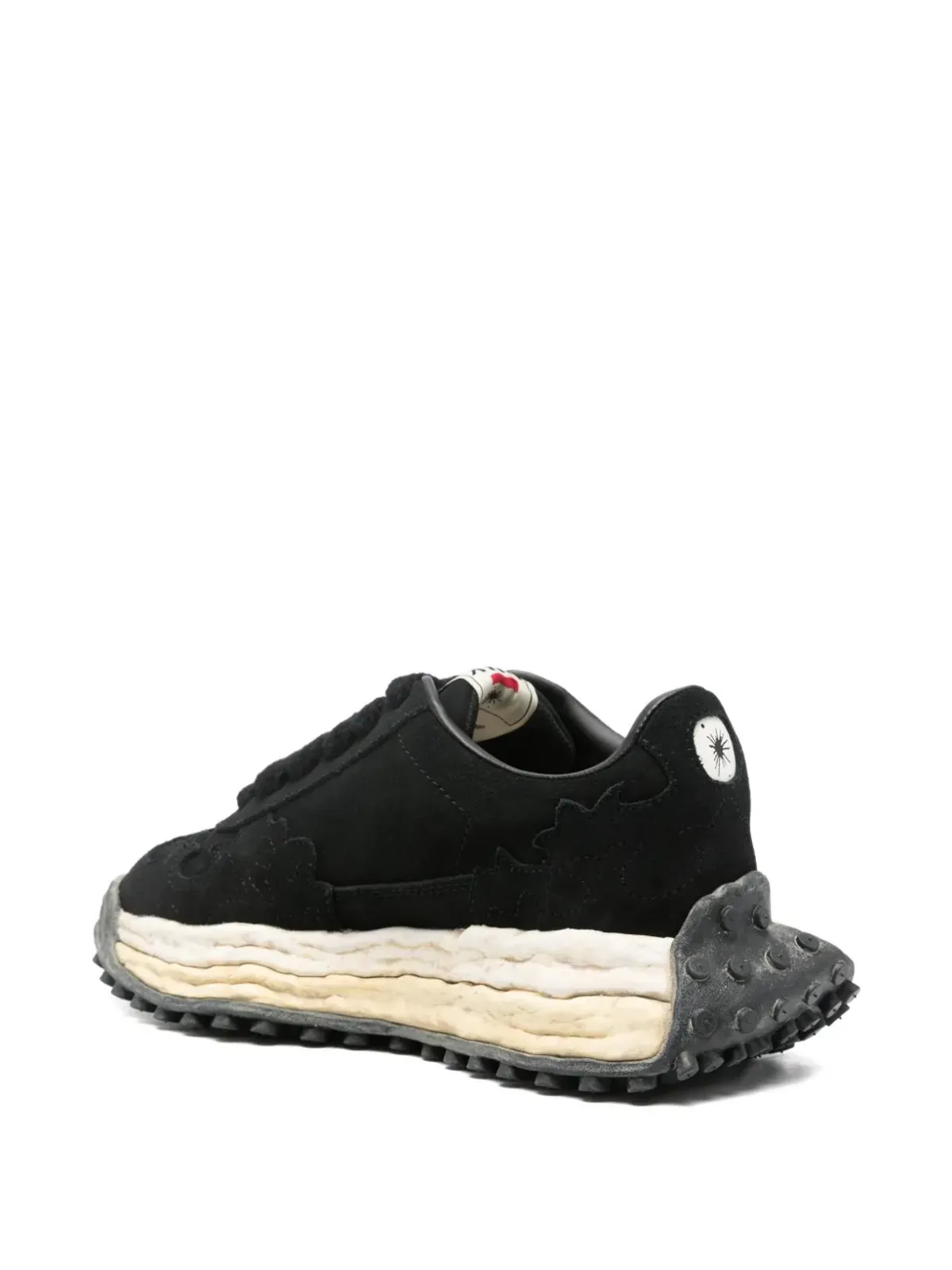 Maison MIHARA YASUHIRO Larry OG スエード ローカットスニーカー - ブラック - 画像3