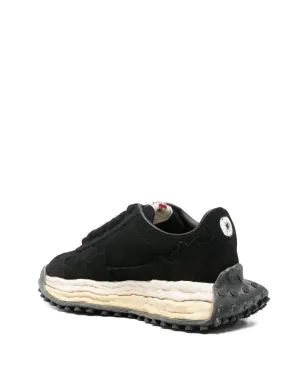 Maison MIHARA YASUHIRO Larry OG スエード ローカットスニーカー - ブラック - サムネイル3