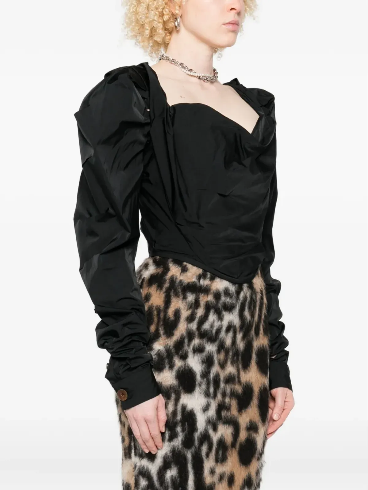 Vivienne Westwood パフスリーブ コルセットトップ - 画像3
