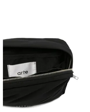 Arte Antwerp ジップファスニング付きパッド入りメッセンジャーバッグ - ブラック - サムネイル5