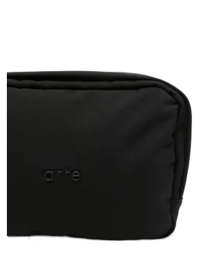 Arte Antwerp ジップファスニング付きパッド入りメッセンジャーバッグ - ブラック - サムネイル4