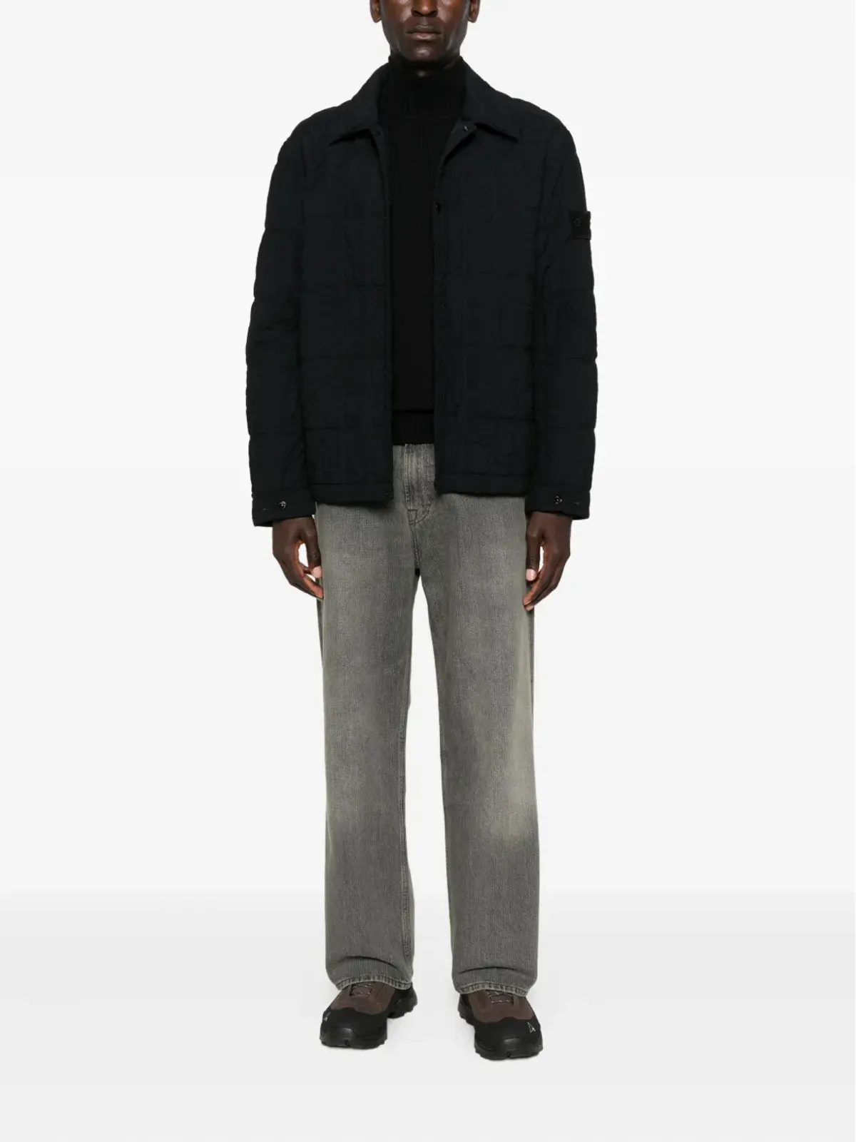 Stone Island キルティングパネルドジャケット - 画像2