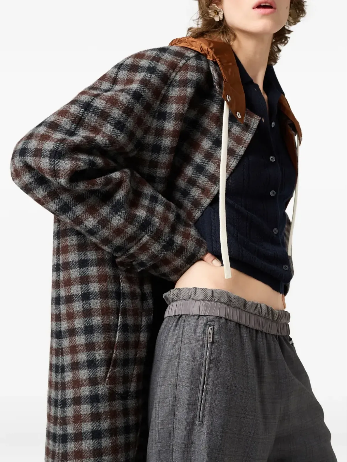 Miu Miu ボタン付きカシミヤカーディガン - 画像4