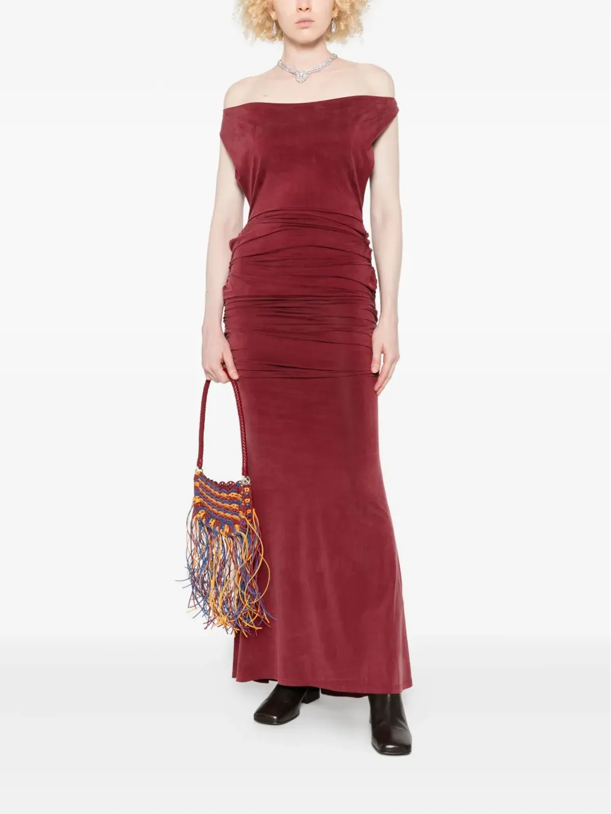Vivienne Westwood カウルネック マキシドレス - 画像2