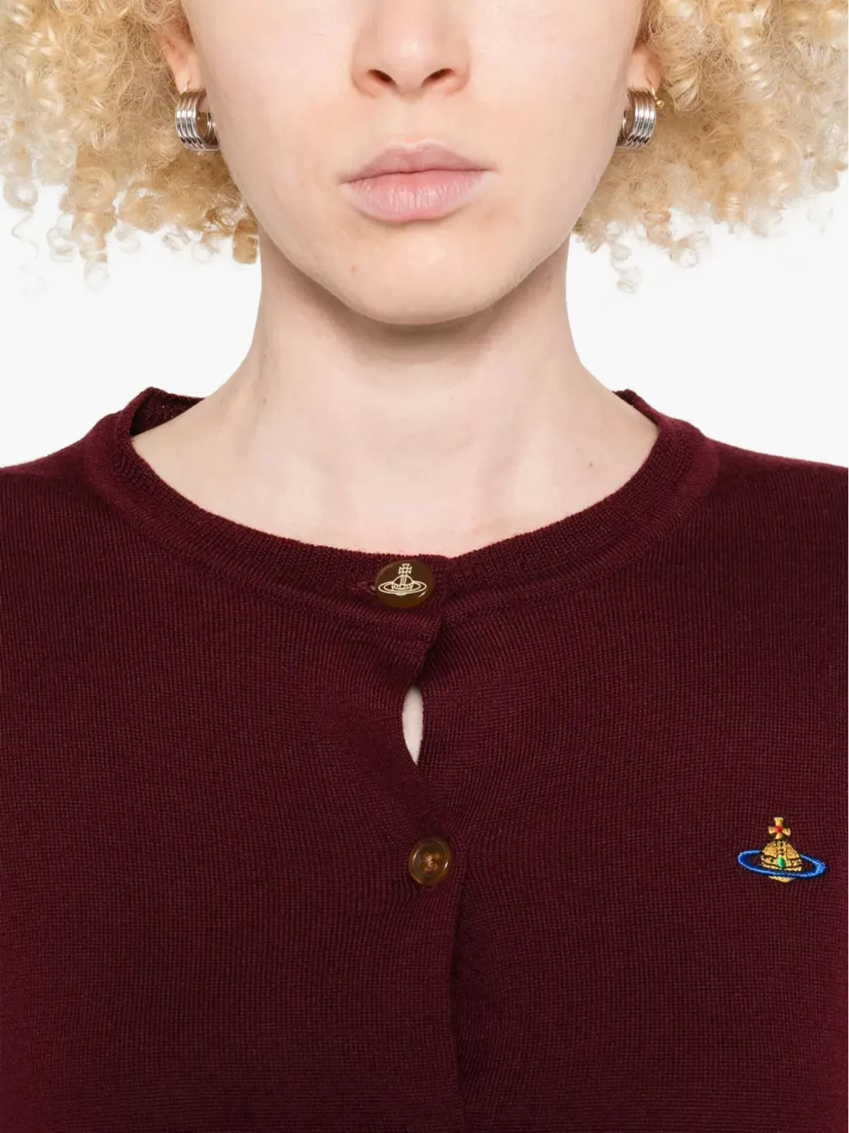 Vivienne Westwood Bea orb-embellished ボタン付きカーディガン - 画像5