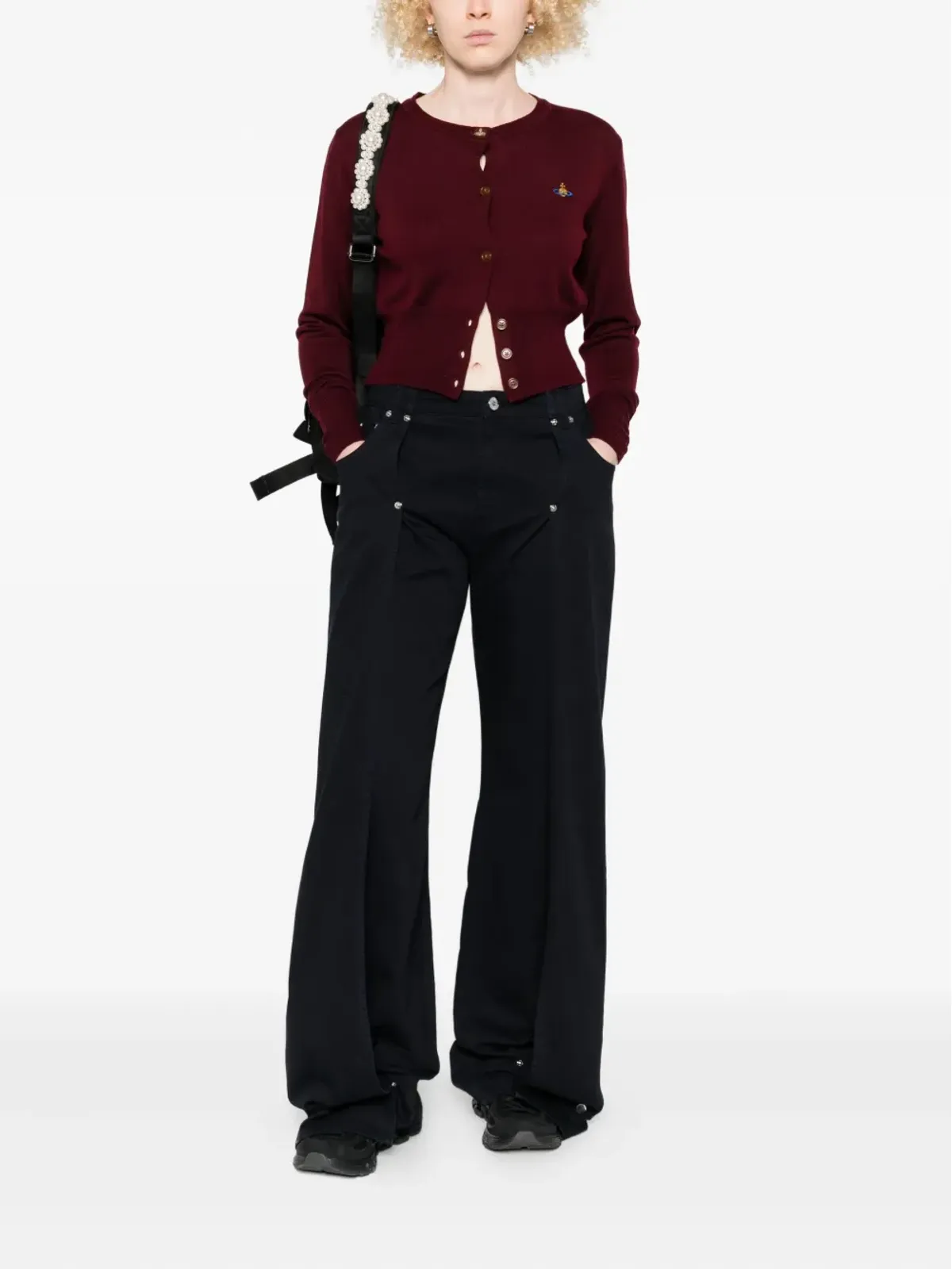 Vivienne Westwood Bea orb-embellished ボタン付きカーディガン - 画像2