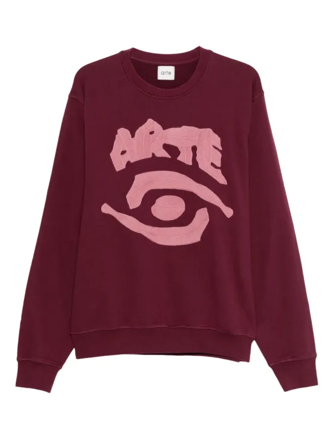 Arte Antwerp Arte Antwerp embroidered-eye sweatshirtの商品画像
