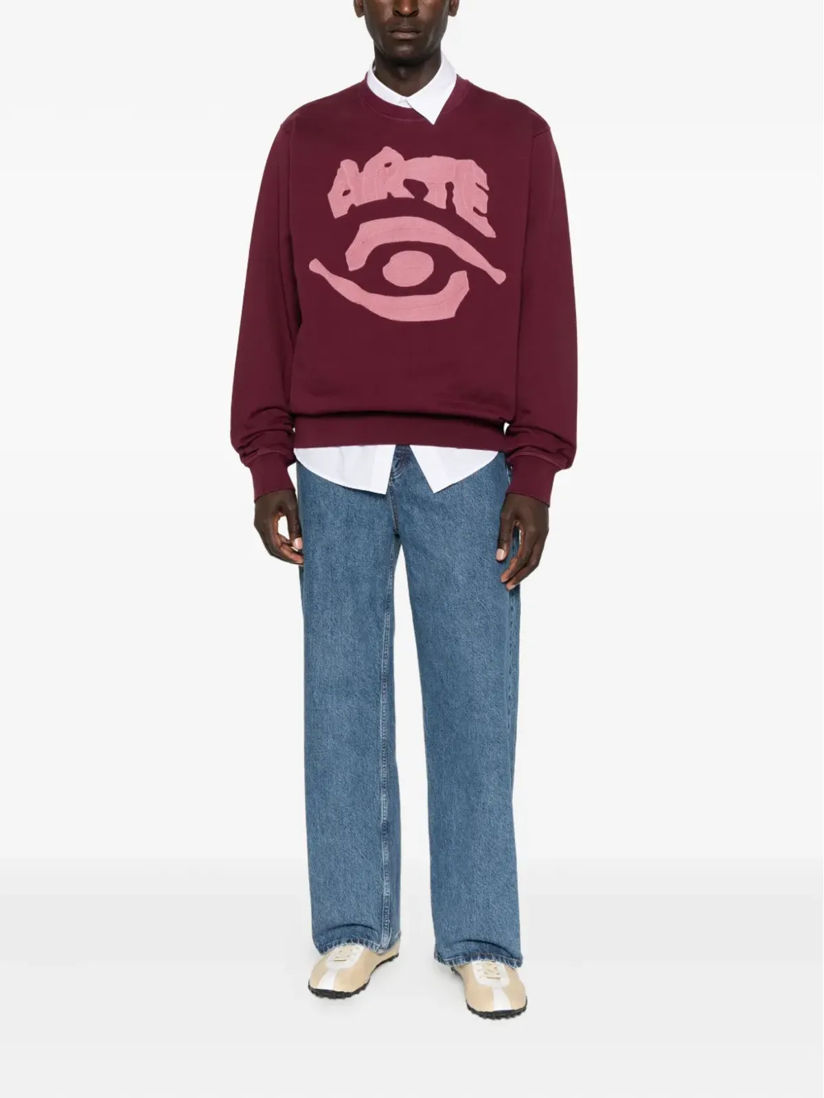 Arte Antwerp embroidered-eye sweatshirt - 画像2