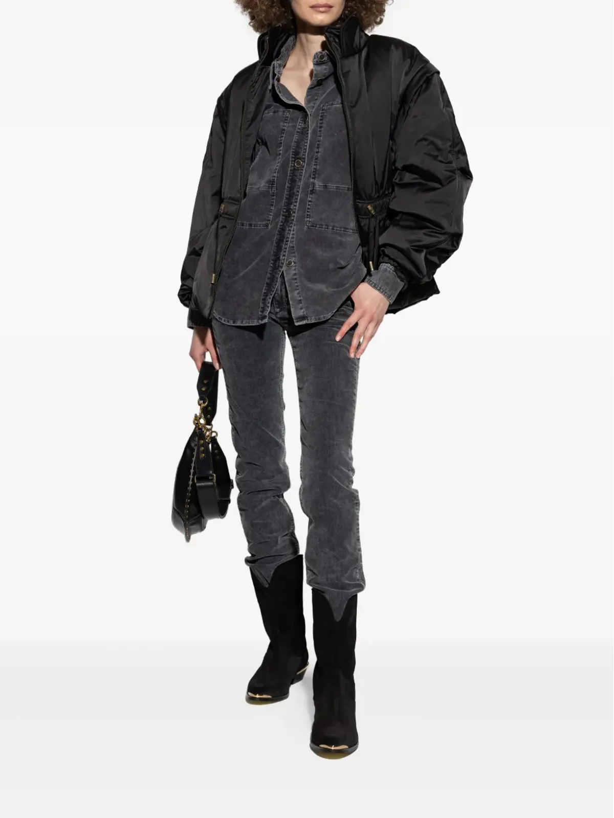 MARANT ÉTOILE パッチポケット コーデュロイ シャツ - 画像2