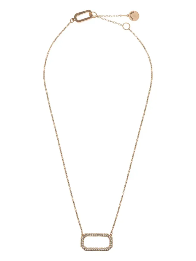 ALLSAINTS AllSaints 長方形フレームクリスタルネックレスの商品画像