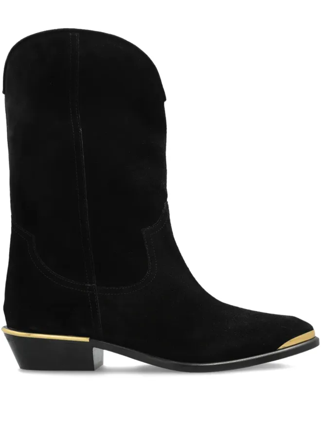Isabel Marant ISABEL MARANT メタリックトゥ スエードブーツの商品画像