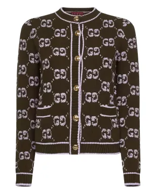 Gucci ジャカードポケットカーディガン - サムネイル1