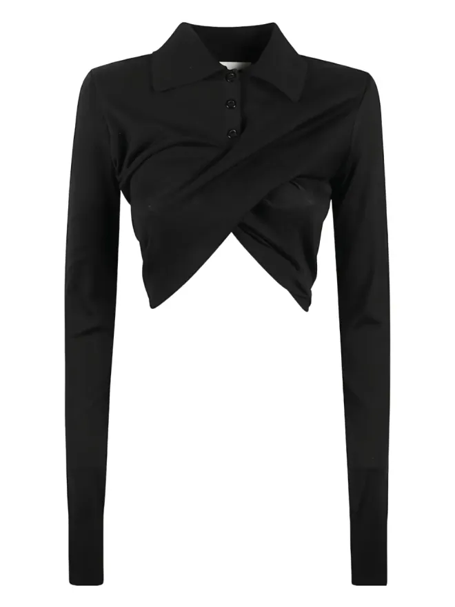 Max Mara Max Mara ポロネック クロスオーバー セーターの商品画像
