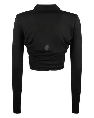 Max Mara ポロネック クロスオーバー セーター - サムネイル2