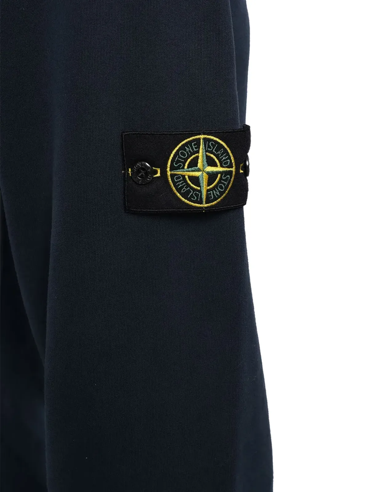 Stone Island カフ付きロゴパッチ トラックパンツ ブルー - 画像5