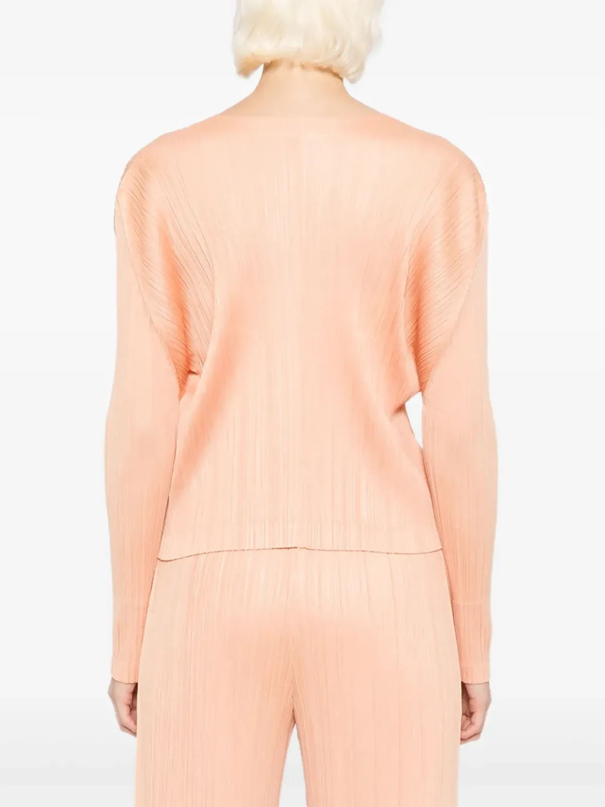 Pleats Please Issey Miyake MC August pleated shirt - Orange - 画像4