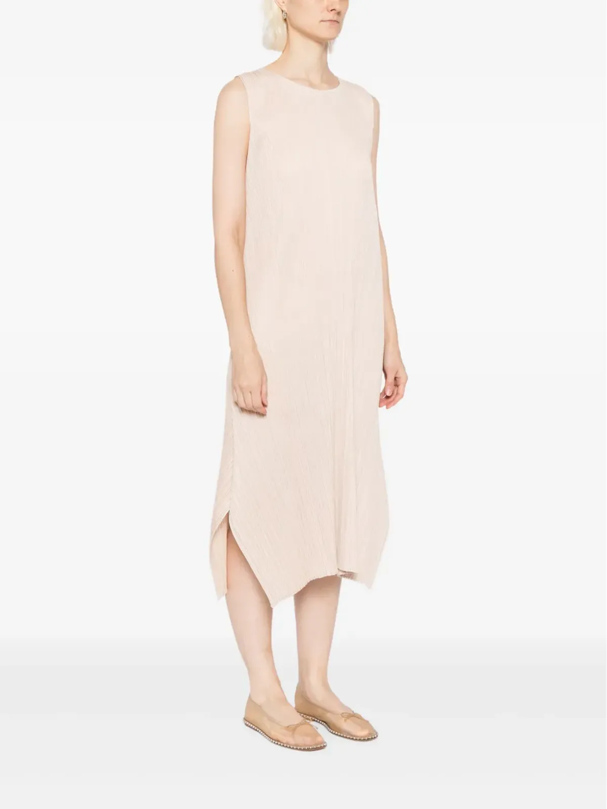 Pleats Please Issey Miyake Mc-July dress - Neutrals - 画像3