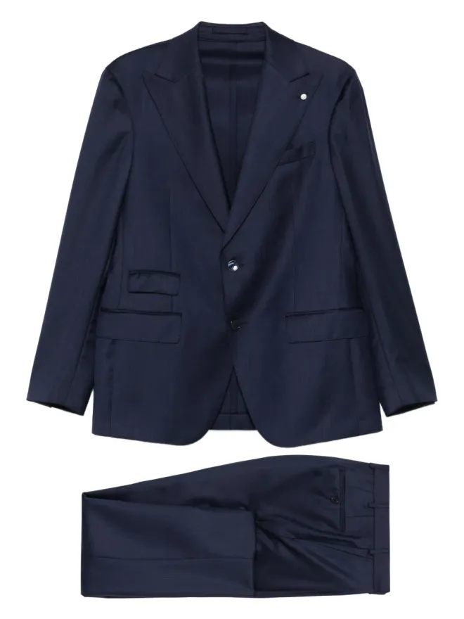 LUIGI BIANCHI MANTOVA LUIGI BIANCHI MANTOVA ウールスーツ - ブルーの商品画像